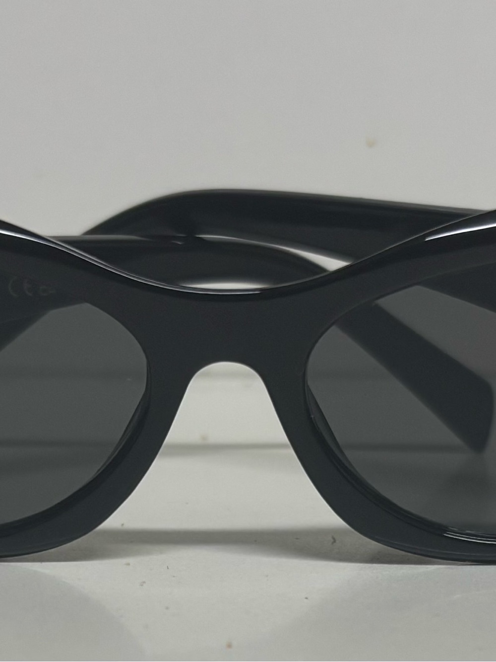 Prada Black Oval style Women's Sunglasses